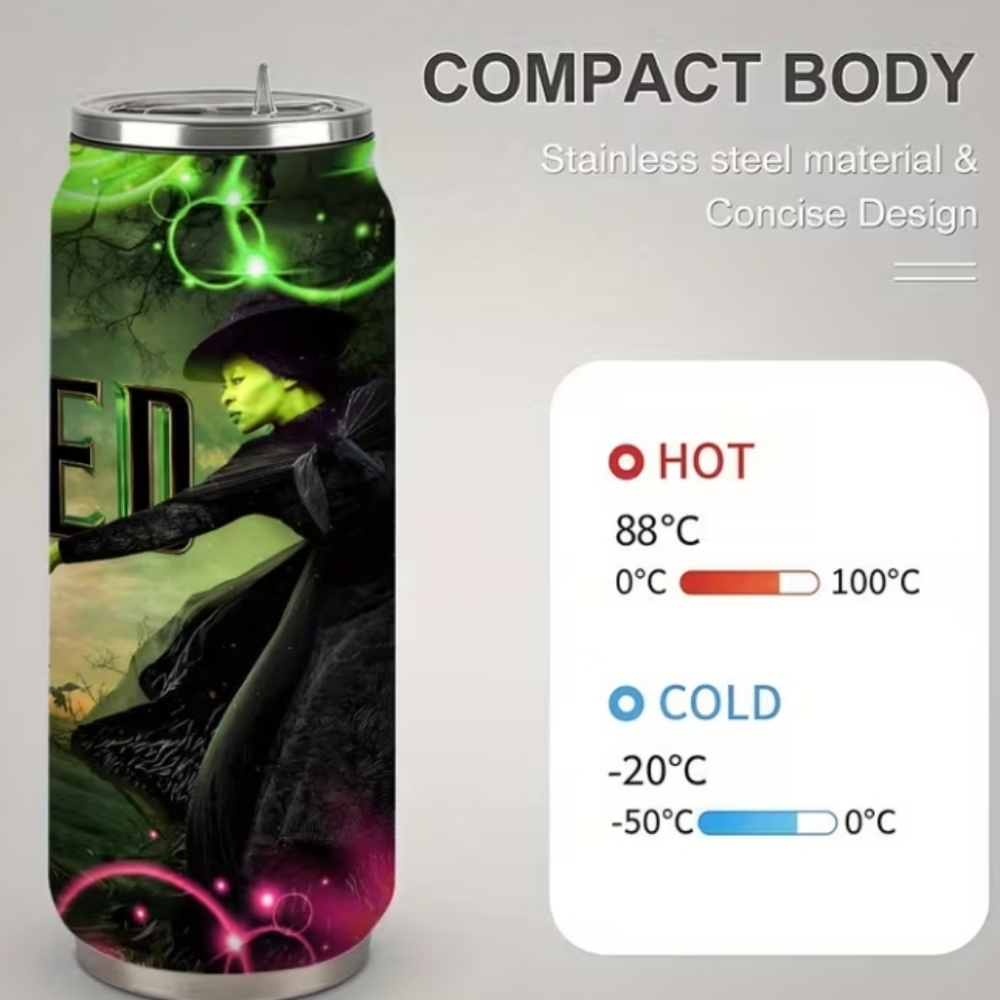 Wicked Themed Stainless Steel Can Tumbler (1 Tumbler ) - Picture 4 of 4